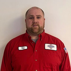 Tim Burrow, Lead Installer for Reimer Home Services.