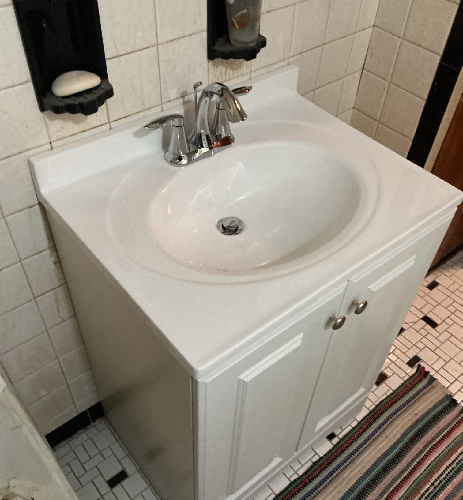One of our plumbers writes the expiration date of the water filter on the filter for this tankless water heater.