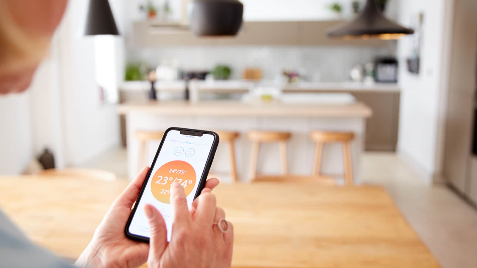 New apps and smart thermostats allow you to control your home's comfort from anywhere: your couch, your car, or your vacation home!